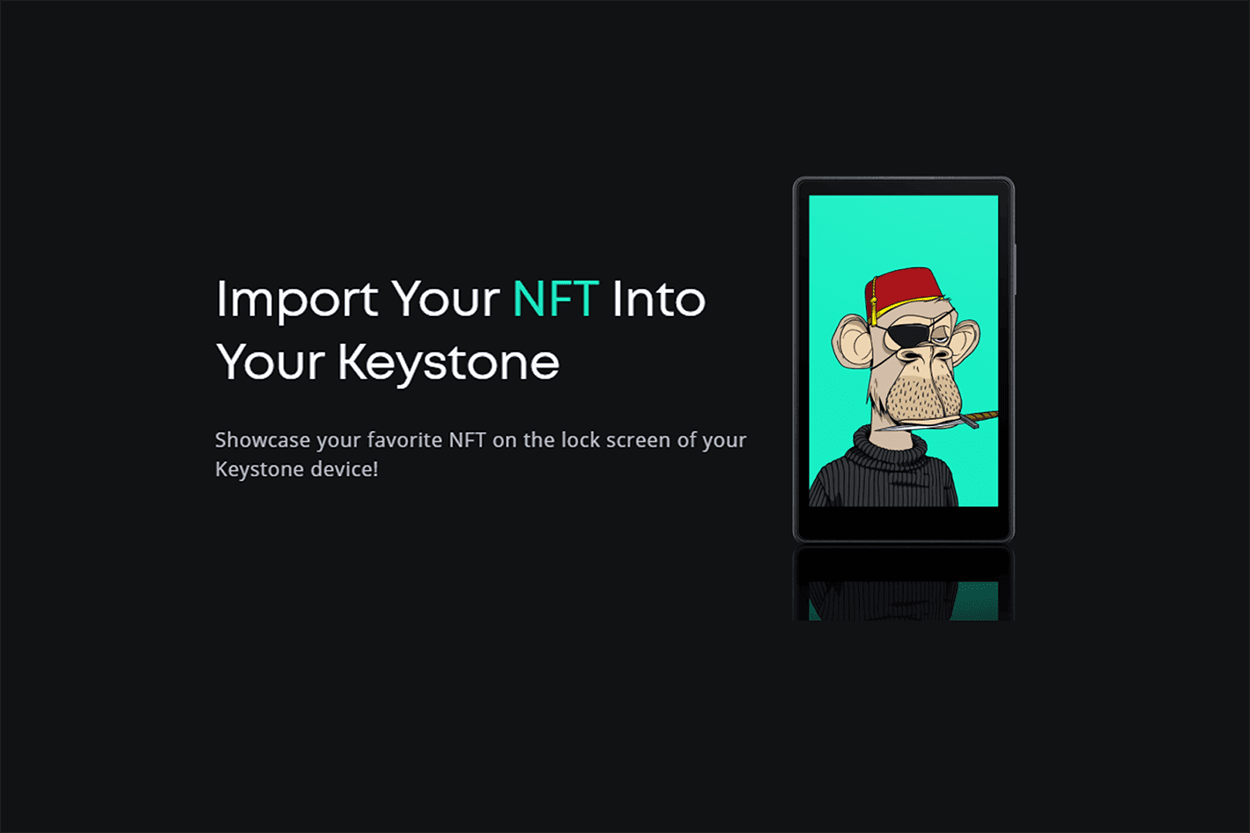 Keystone lanza función de personalización con NFTs