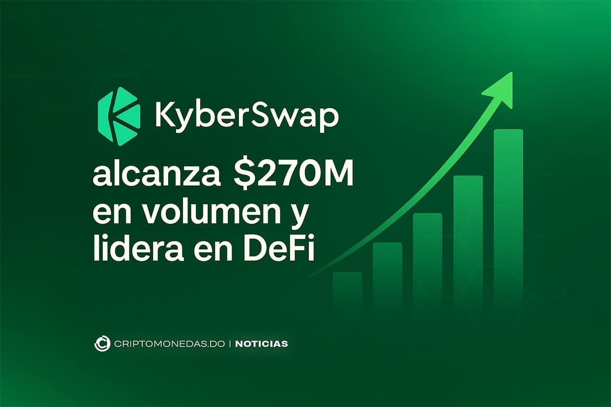 KyberSwap se posiciona en el top 3 en DeFi