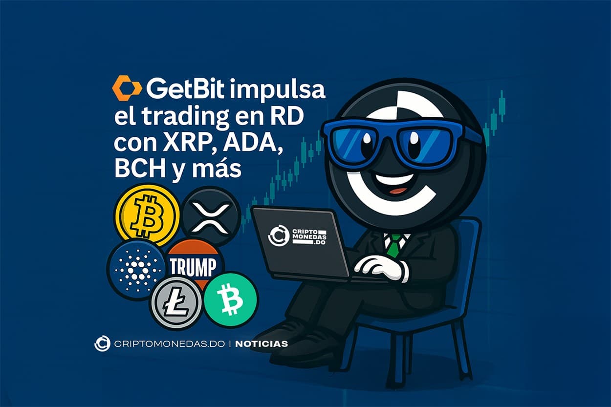Getbit impulsa el trading en República Dominicana con XRP, ADA, BCH y más