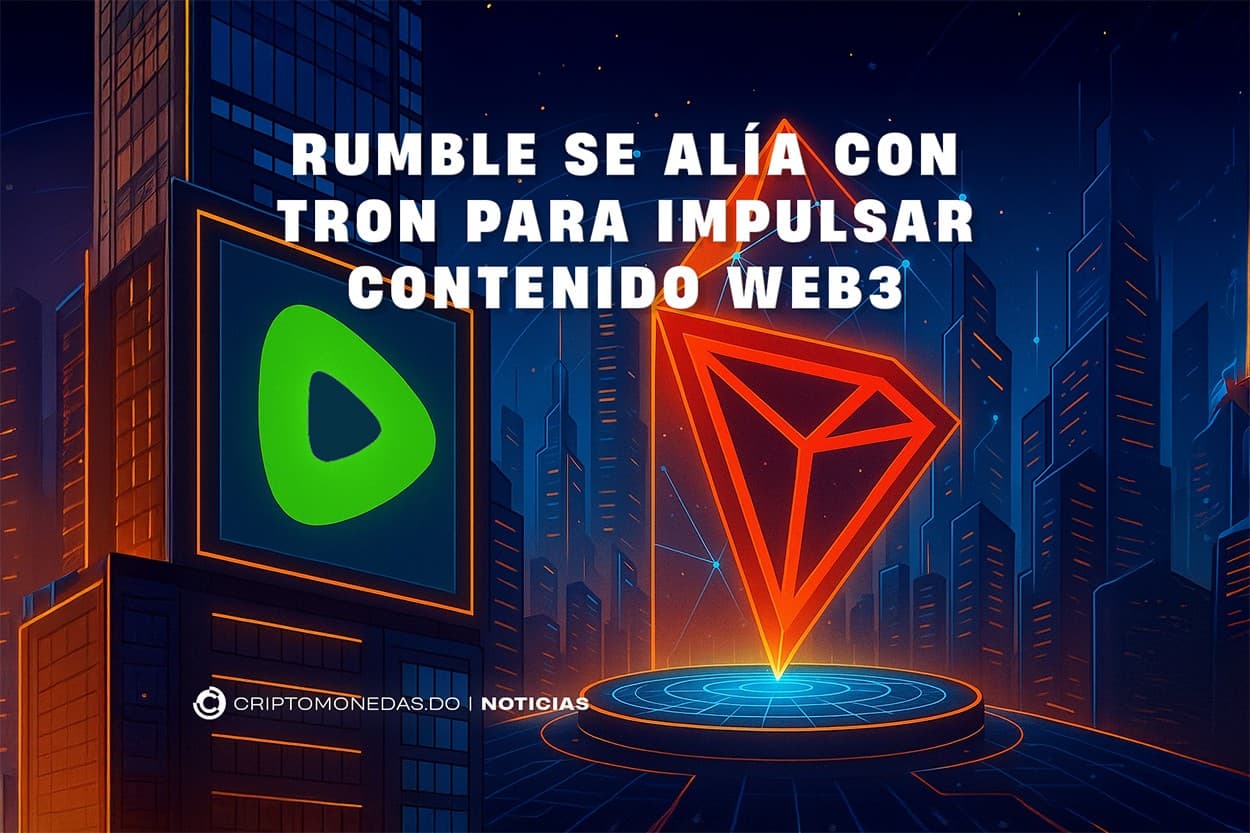 Rumble se alía con TRON DAO para impulsar contenido Web3
