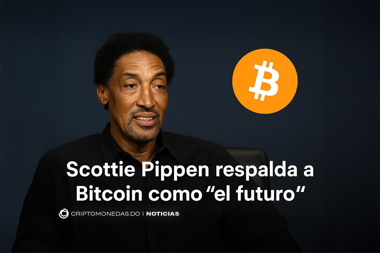 Scottie Pippen respalda a Bitcoin como “el futuro”