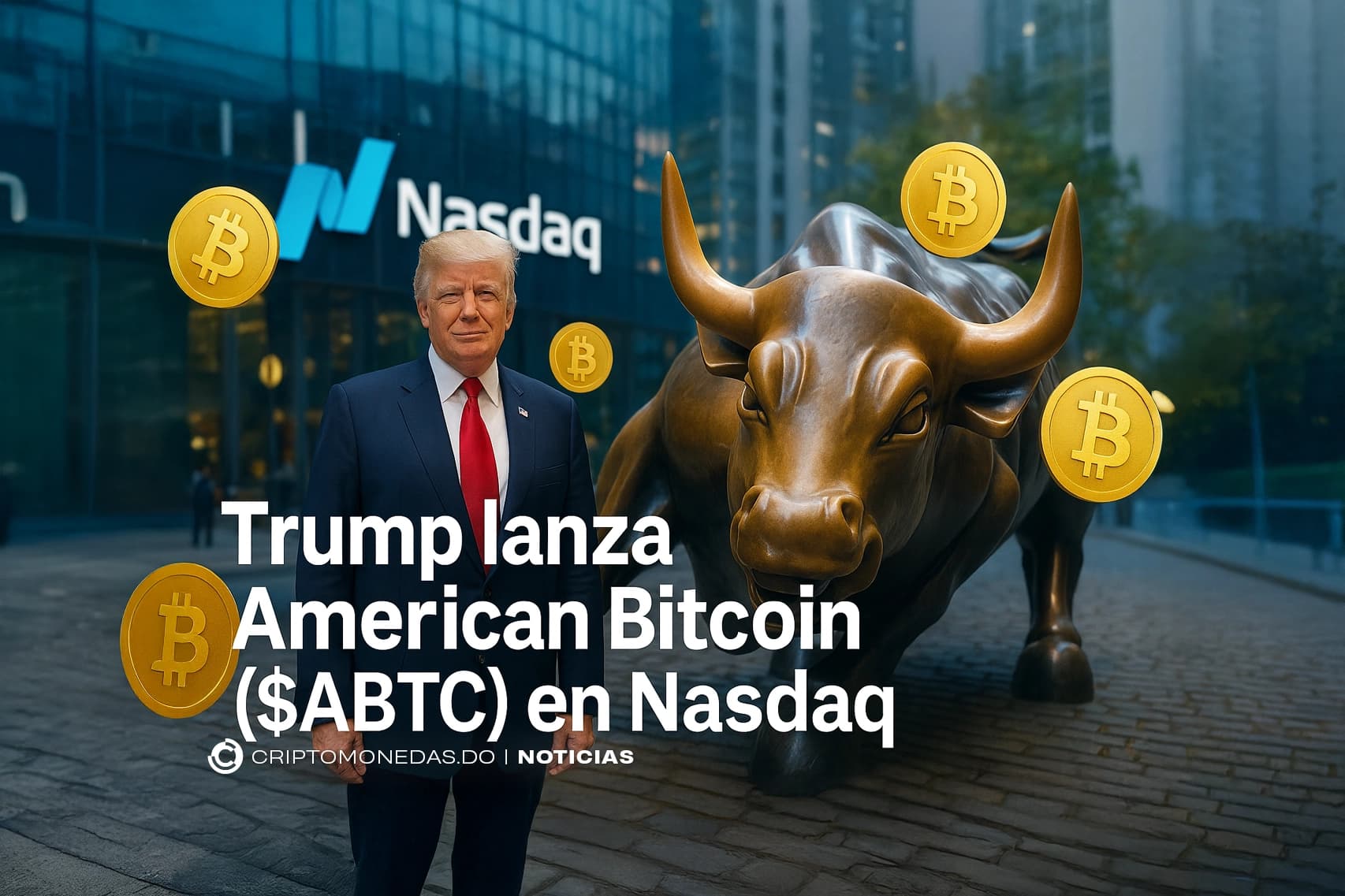 Trump lanza American Bitcoin ($ABTC) en Nasdaq