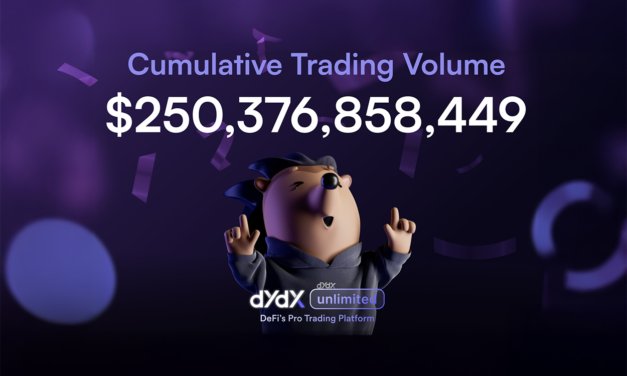 dYdX supera los $250 mil millones en volumen operado en V4