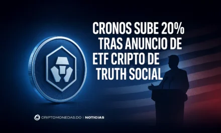 Cronos sube 20% tras anuncio de ETF cripto de Truth Social