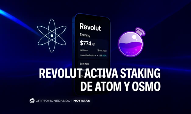 Revolut habilita staking de ATOM y OSMO en Europa
