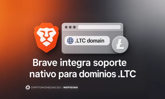 Brave integra soporte nativo para dominios .LTC