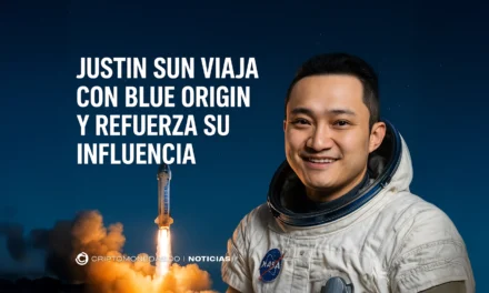 Justin Sun viaja con Blue Origin y refuerza su influencia