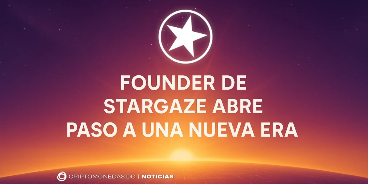 Founder de Stargaze abre paso a una nueva era