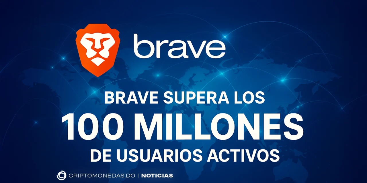 Brave supera los 100 millones de usuarios activos mensuales